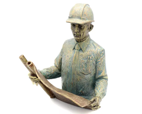 Композиция "Начальник производства" бронза с чернением