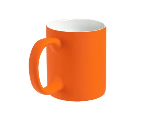 Кружка Bonn Soft, софт тач, оранжевая