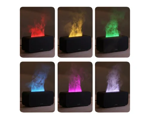Светодиодный USB увлажнитель-ароматизатор Lumor RGB, черный