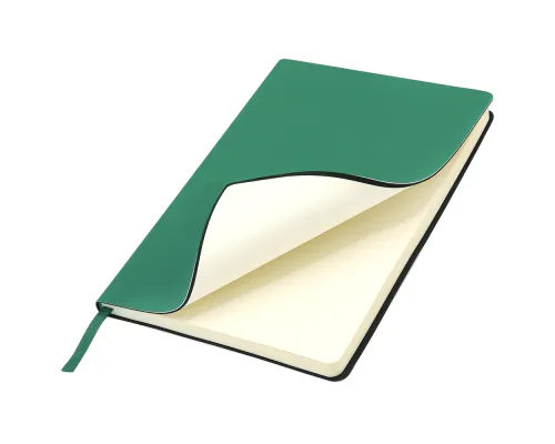 Ежедневник A5 недатированный Simflex в мягком переплёте, зелёный Ежедневник A5 недатированный Simflex в мягком переплёте, зелёный