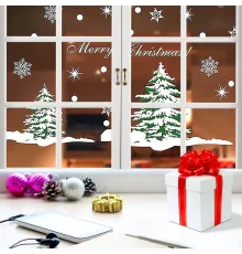 Самоклеящаяся наклейка (елки 1 шт. в рулоне)