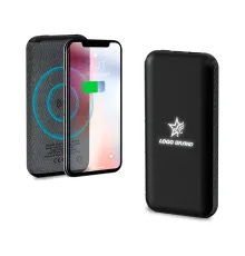 Внешний аккумулятор Stormoway, 10000 mAh с беспроводной зарядкой, черный