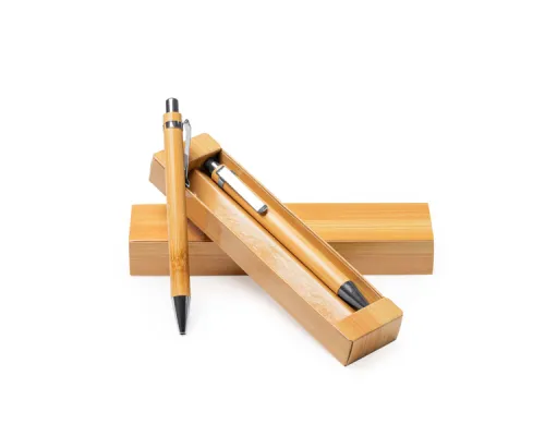 Набор ручек и карандашей из бамбука KIOTO, Дерево