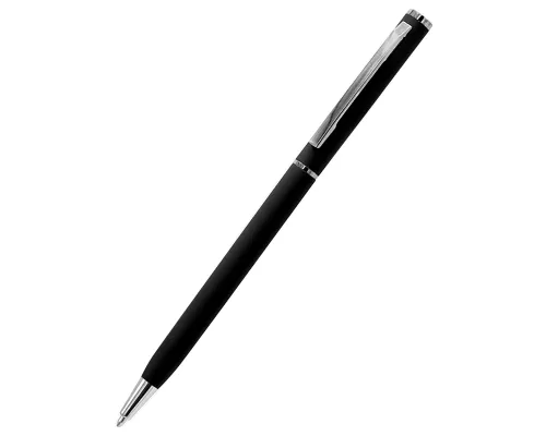 Ручка металлическая Tinny Soft софт-тач, черная