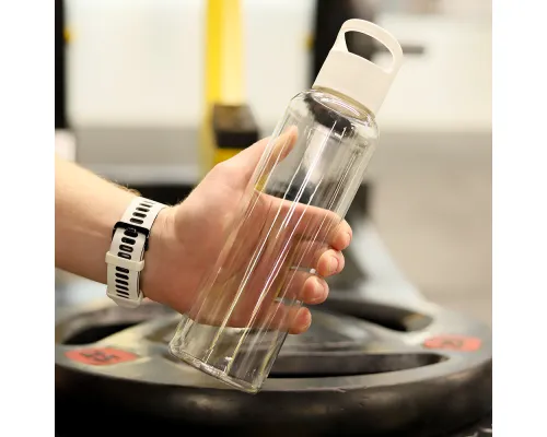 Бутылка пластиковая для воды Sportes, белая