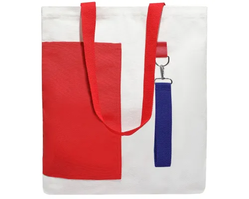 Сумка для покупок BANSHEE TO GO 325 г/м², красная/синяя