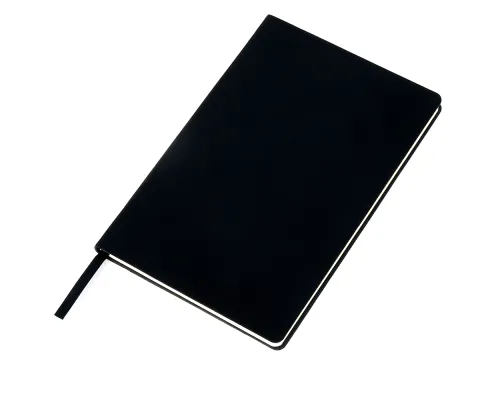 Ежедневник A5 недатированный Simflex в мягком переплёте, чёрный