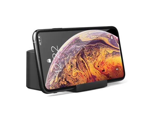 Беспроводная колонка Riffle с подсветкой гравировки, черный Беспроводная колонка Riffle с подсветкой гравировки, черный