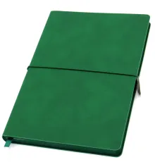Ежедневник A5 недатированный Massimo в мягком переплёте, темно-зеленый