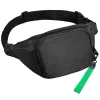 Поясная сумка SPLIT TO GO, Чёрный/Зелёный