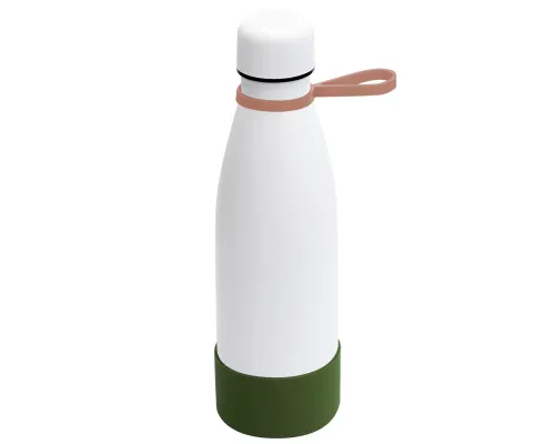 Термобутылка герметичная вакуумная Olivia To Go, белый/мокко/хаки