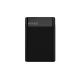 Внешний аккумулятор в металлическом корпусе Apria, 10000 mAh, черный