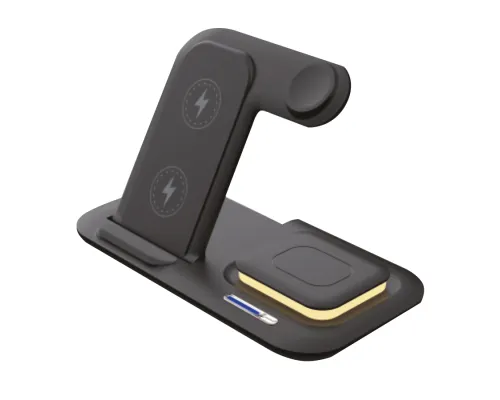Беспроводное мультизарядное устройство Protos 15W, черный