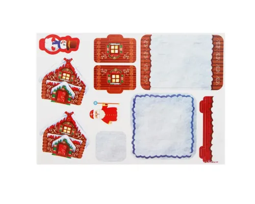 Конструктор фигурки"Дом деда мороза" 3Д   3564567