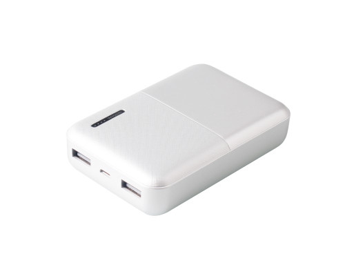 Внешний аккумулятор Oregon 10000 Mah, белый Внешний аккумулятор Oregon 10000 Mah, белый