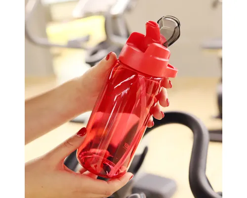 Пластиковая бутылка Lisso, красная