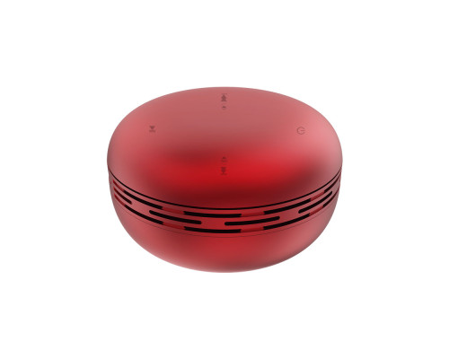Беспроводная Bluetooth колонка Burger Inpods TWS софт-тач, красная Беспроводная Bluetooth колонка Burger Inpods TWS софт-тач, красная