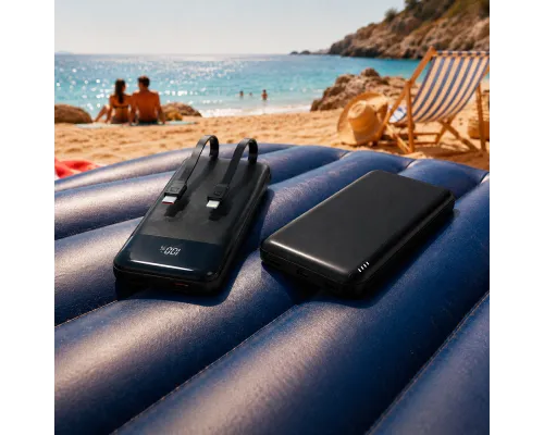 Внешний аккумулятор Nero с быстрой зарядкой (до 22,5W), 10000 mAh, чёрный