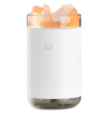 Соляная, светодиодная USB лампа-увлажнитель Aura, белый