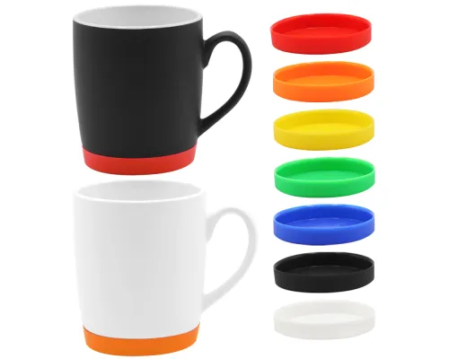 Манжета силиконовая для кружки Make Me, белый