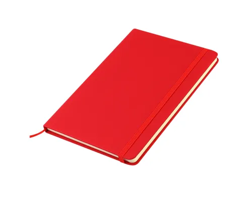 Блокнот A5 Monte в твёрдом переплёте, красный