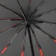Кастомизированный автоматический складной зонт Altor, красный/белый