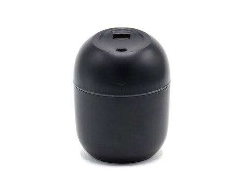 Светодиодный USB увлажнитель Egg с подсветкой, черный Светодиодный USB увлажнитель Egg с подсветкой, черный