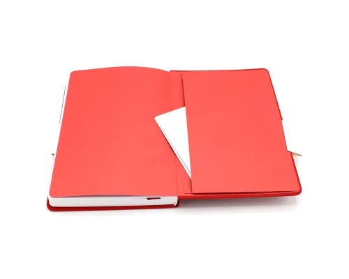 Блокнот A5 Veles в твёрдом переплёте, красный