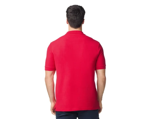Футболка поло PREMIUM COTTON ADULT DOUBLE PIQUE, КРАСНЫЙ S