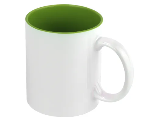 Кружка керамическая Честер, сублимация, зеленая