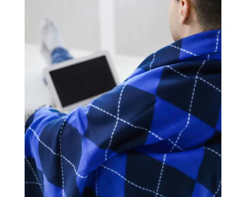 Плед Aberdeen, синий