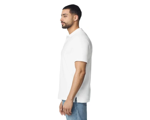 Футболка поло PREMIUM COTTON ADULT DOUBLE PIQUE, БЕЛЫЙ S