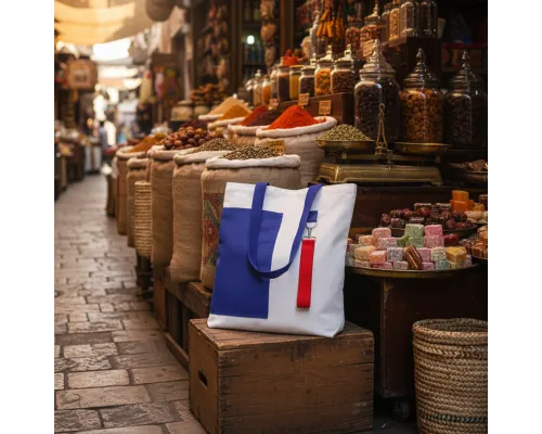 Сумка для покупок BANSHEE 325 г/м², синяя