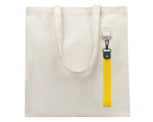 Сумка для покупок LUMISSA 325 г/м² с ремувкой, натуральный/жёлтый