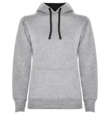 Толстовка URBAN WOMAN женская, СЕРЫЙ/ЧЕРНЫЙ XL