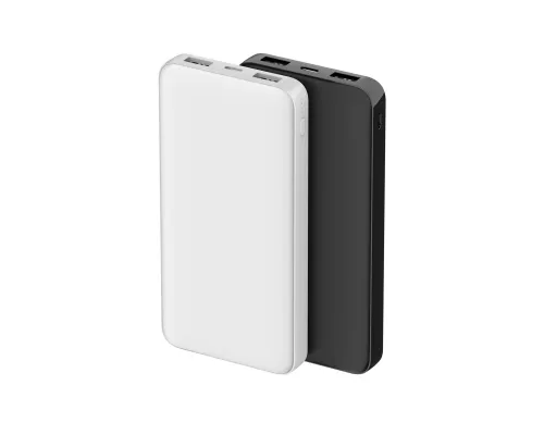 Внешний аккумулятор Polus, 10000 Mah, софт-тач покрытие, черный