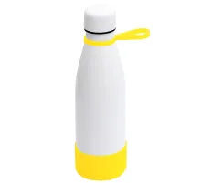Термобутылка герметичная вакуумная Olivia To Go, белый/жёлтый Термобутылка герметичная вакуумная Olivia To Go, белый/жёлтый