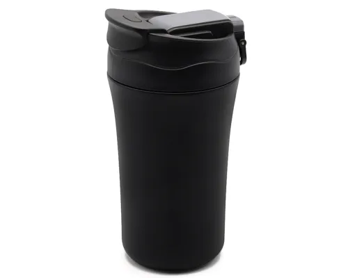 Термокружка с двойными стенками Molly, черная