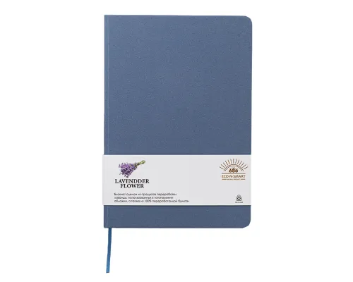 Блокнот из растительного сырья Tutti Frutti в твёрдом переплёте, лавандовый