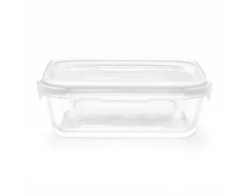 Контейнер Dinner из боросиликатного стекла, герметичный, белый