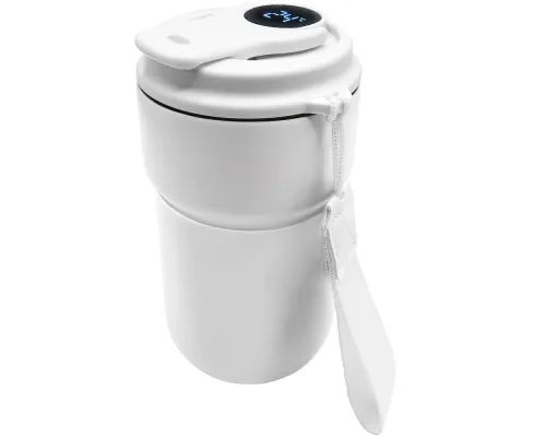 Термокружка вакуумная герметичная с дисплеем Clive To Go, белый