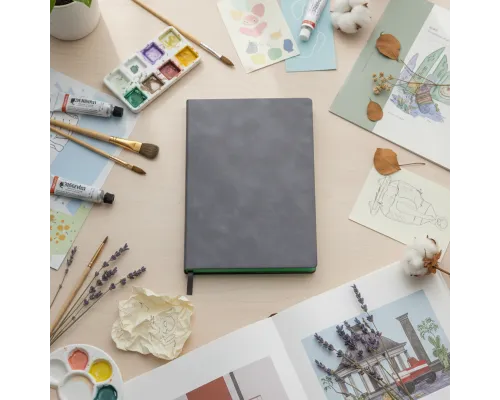 Ежедневник A5 недатированный Carisma в мягком переплёте, зеленый