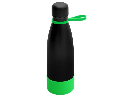 Термобутылка герметичная вакуумная Olivia To Go, чёрный/зелёный Термобутылка герметичная вакуумная Olivia To Go, чёрный/зелёный