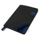 Ежедневник A5 недатированный Efemero в мягком переплёте, черный/темно-синий
