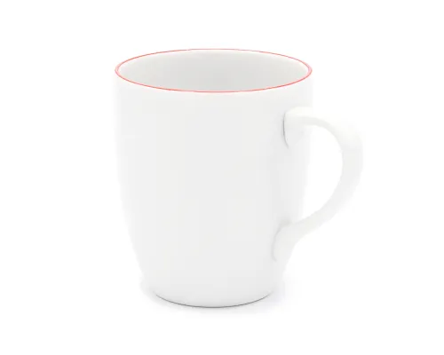 Кружка фарфоровая 300 см3 челси, Палитра (8С1370/1Ф34), Красный
