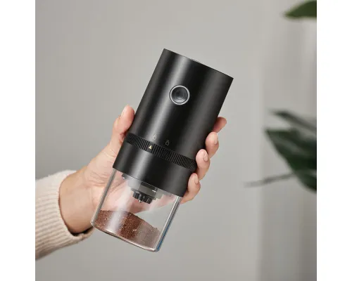 Портативная кофемолка Полинара с аккумулятором, черный