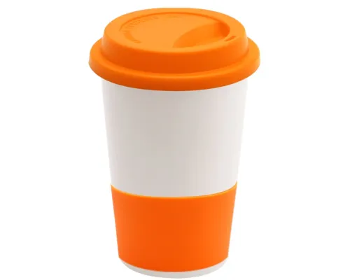 Кружка Magic To Go, белый/оранжевый
