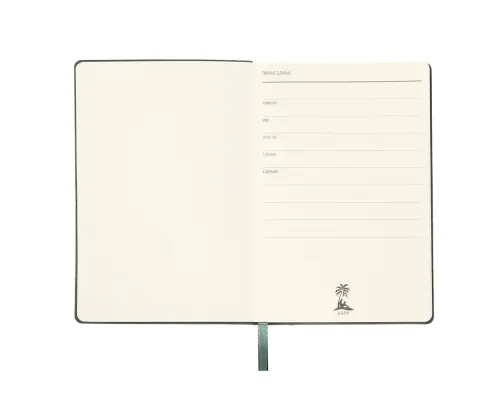 Ежедневник A5 недатированный Simflex в мягком переплёте, зелёный Ежедневник A5 недатированный Simflex в мягком переплёте, зелёный