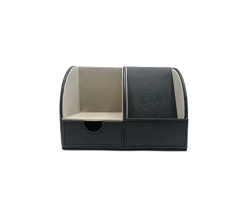 Настольный органайзер Forma c беспроводной зарядкой, черный