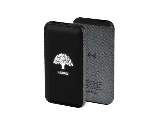 Внешний аккумулятор Stormoway, 10000 mAh с беспроводной зарядкой, черный